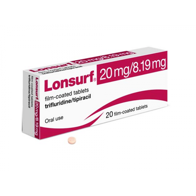 LONSURF 20 / 8.19 MG ( TRIFLURIDINE / TIPIRACIL ) 20 FILM-COATED TABLETS